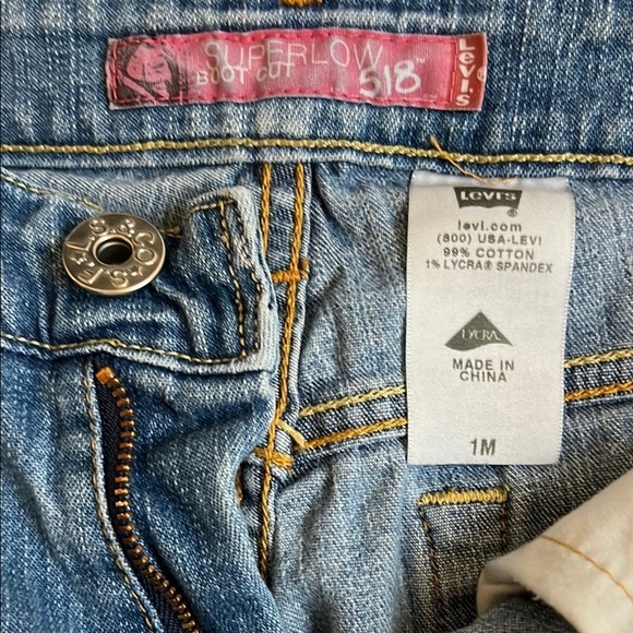 Levi's Womens Superlow 518 Bootcut - Picture 6 of 7
